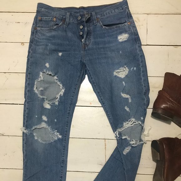 Levi's 501 Tapered Women's - Picture 1 of 5